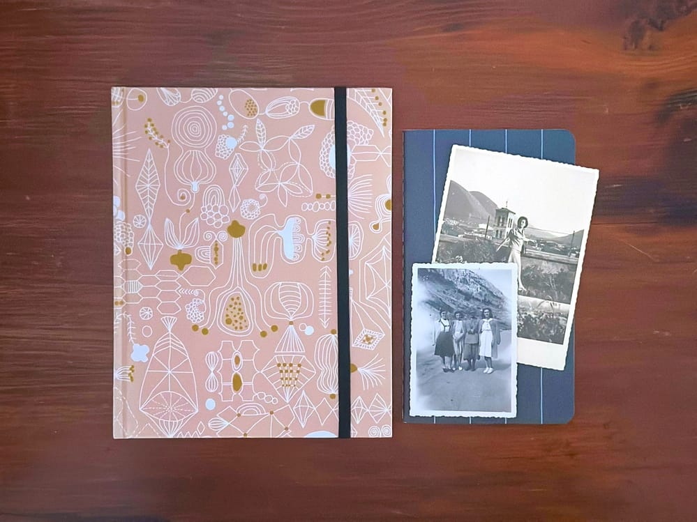 journal sulla scrivania, journaling, prompt