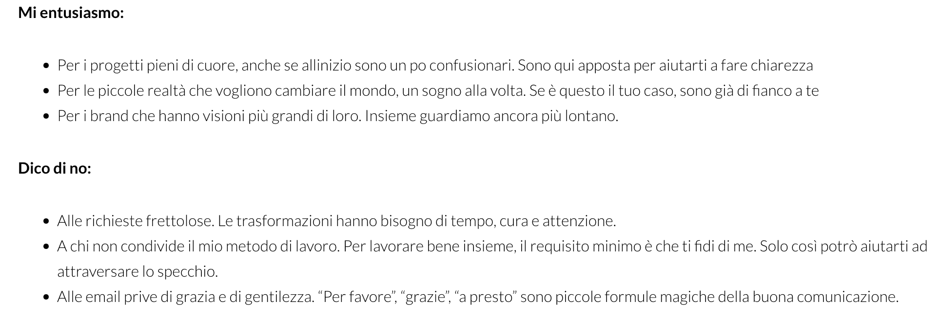 Anna Bassano pagina contatti di Anna Bassano